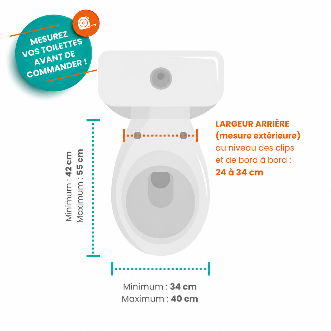 Kit Lunette et Abattant WC Clipsado, image 5